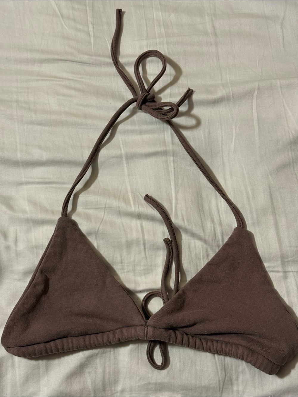 Brown Triangle Bralette
